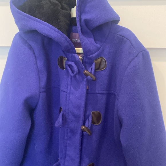 Weatherproof, Small  girls, coat, full zipper & toggle, front closure, purple - Picture 1 of 6